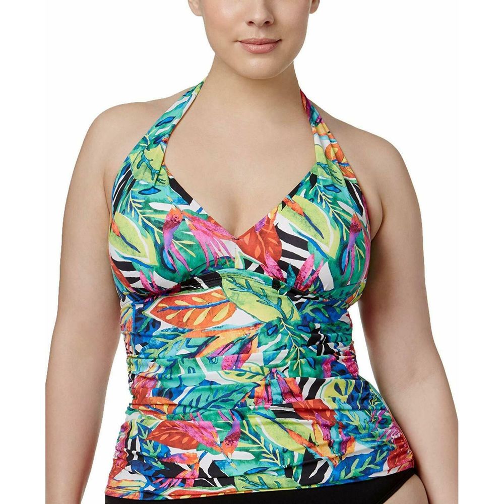 Ralph Lauren Rainforest Tropical Print Tankini - Picture 1 of 2